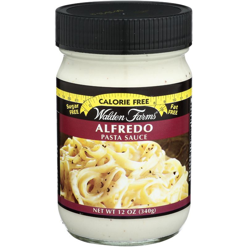 Walden Farms Pasta Sauce Alfredo - Case of 6 - 12 oz, 1 of 2
