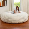 Jaxx Cocoon Bean Bag Bed for Adults - 2-in-1 Giant Bean Bag Sleeper and Convertible Lounger - Made in the USA - 7 Foot, Mondo Fur - 2 of 4