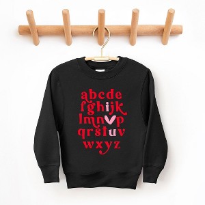 The Juniper Shop Vday Alphabet Youth Graphic Sweatshirt - 1 of 2