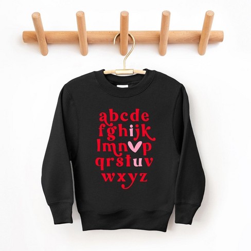 The Juniper Shop Vday Alphabet Youth Graphic Sweatshirt - image 1 of 2