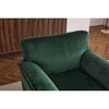 33" Corduroy Oversized Swivel Lounge Chair Sofa with Plush Cushions - 4 of 4