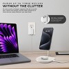 iHome 3-in-1 Magnetic Charging Stand, 15W Wireless Charger for iPhone, AirPods & More - 2 of 4