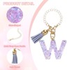 Unique Bargains Resin Lightweight Decorative Sparkling Purple Sequins Tumbler Cup Charm - 3 of 4