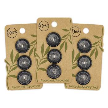 Dritz 30mm Recycled Cotton Round Stitch Buttons : Target