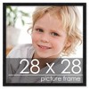 PosterPalooza | Square Modernist Black Picture Frame - UV Acrylic, Foam Board Backing, Hanging Hardware - 2 of 4