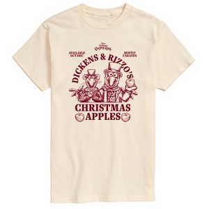 Men's - The Muppets - Christmas Dickens Rizzo Apples Short Sleeve Graphic T-Shirt - 1 of 4