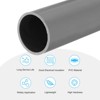 Unique Bargains High Impact Water Plumb Cable Sleeve PVC Rigid Round Pipes 13" Length - 3 of 3