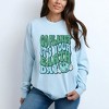 Simply Sage Market Women's Go Planet Long Sleeve Garment Dyed Tee - 2 of 3