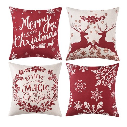 Snowflake pillows hot sale target