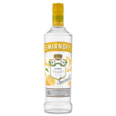 Smirnoff Citrus Flavored Vodka - 750ml Bottle