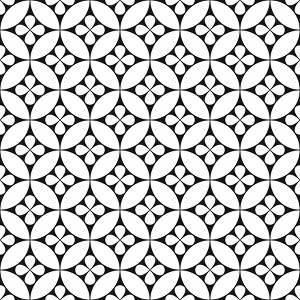 4'x5' Set of 20 Fleur Peel & Stick Floor Tiles Black - FloorPops: Vinyl Mosaic, Stain-Resistant, Textured Finish - 1 of 4