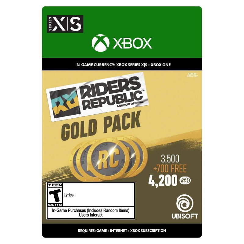 Riders Republic: Gold Pack 4200 Republic Coin - Xbox Series X|S/Xbox One (Digital), 1 of 8
