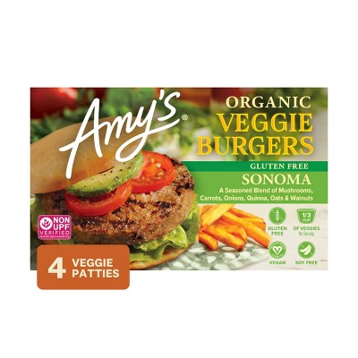 Amy's Organic & Plant Based Frozen Sonoma Veggie Burger - 4ct/10oz