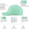 TIME HOLLOW Light Green Quick Dry Snapback Baseball Cap - 2 of 3