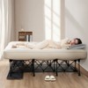 VEVOR Air Mattress with Frame, Inflatable 2 Person Camping Cot with Built-in Pump, Portable Folding Air Beds Supports 600 lbs, Blow Up Anywhere Bed - 2 of 4