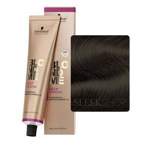 Schwarzkopf BlondMe Bond Enforcing Blonding Toning - Deep Tones - Blonde Me Haircolor Toner Dye Hair Color - 1 of 2