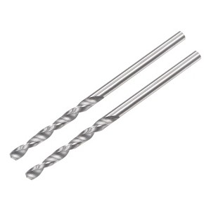 Unique Bargains C2/K20 Tungsten Steel Straight Shank Jobber Drill Bits 2 Pcs - 1 of 4