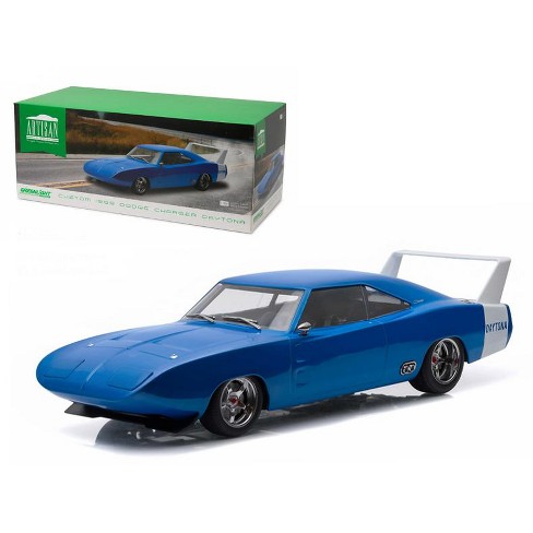 Blue Dodge Charger >> 1969 Dodge Charger Daytona Custom Blue With White Rear Wing 1 18 Diecast Model Car By Greenlight Blue Dodge Charger >> 1969 Dodge Charger Daytona Custom Blue With White Rear Wing 1 18 Diecast Model Car By Greenlight