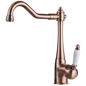 Traditional Single-Handle Standard Kitchen Faucet - 1 of 4