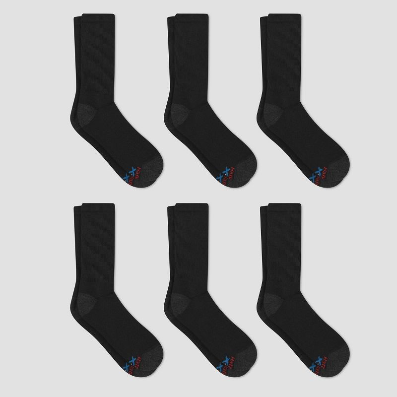 Hanes Premium Men's X-Temp Breathable Crew Socks 6pk, 1 of 7