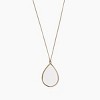 sanctuaire Stained Glass Tear Drop Necklace Antique Gold - 2 of 3
