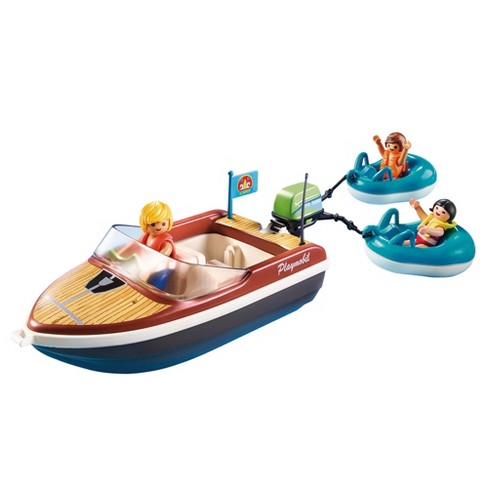 Playmobil Playmobil Family Fun 70091 Speedboat With Tube Riders Playset :  Target