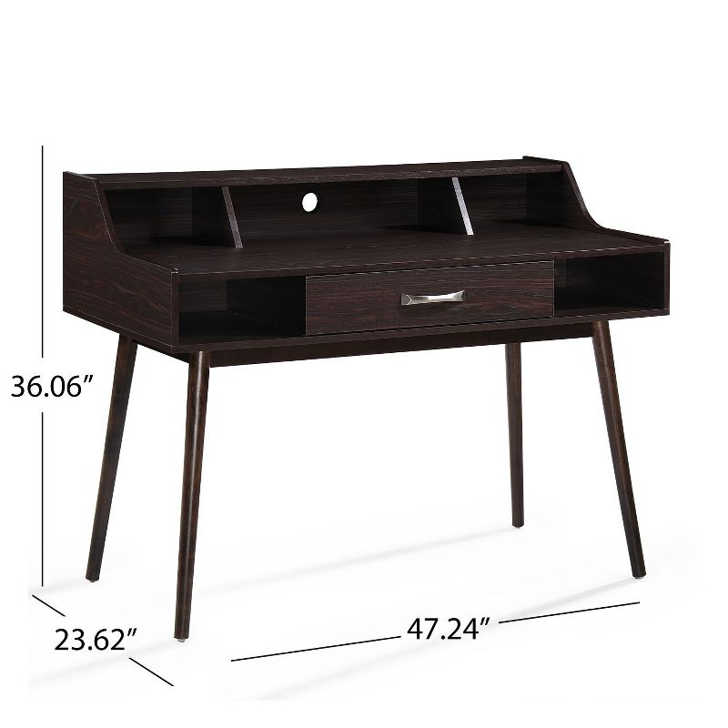 Small Study Table Computer Desk Office Dressing table Gaming Study Writing Work Kids Student Table with Storage Bag Modern Simple Style-The Pop Home, 2 of 10