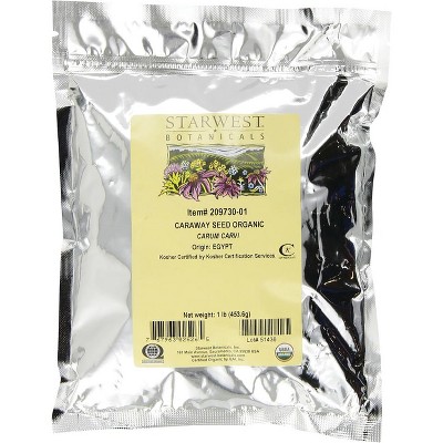 Starwest Botanicals Caraway Seed Organic : Target