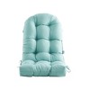 Patio Chair Cushion for Adirondack, High Back Tufted Rocking Chair Cushion, Outdoor Seat Cushion 48"x21"x4" inch,1Count - 2 of 4