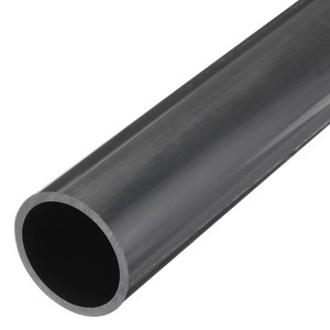 Unique Bargains High Impact Water Plumb Cable Sleeve PVC Rigid Round Pipes 20" Length - 1 of 4