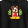 Women's - Disney - Mickey Cookie Cropped Graphic Hoodie - image 2 of 3