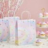 Blue Panda 24 Pack Pastel Tie Dye Birthday Party Favors Gift Bags with Handles, Boutique and Small Business Supplies, 10x8x4 In - 2 of 4