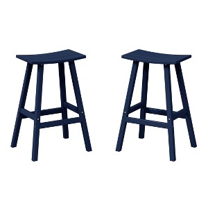WestinTrends Outdoor Patio Adirondack Counter Height Stool Chair - 1 of 4