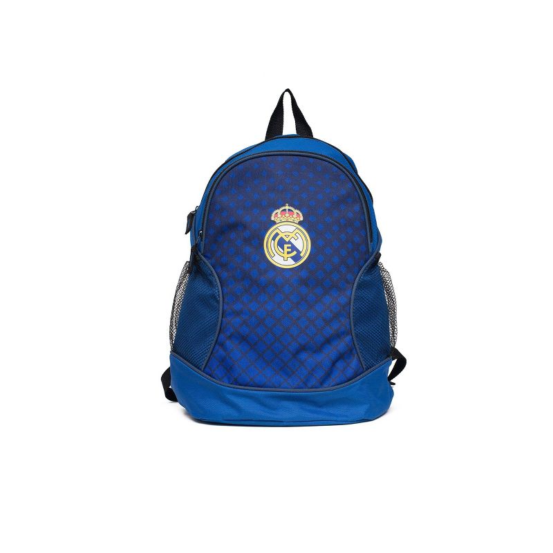 Real Madrid C.F. Double Zipper 16.5&#34; Backpack, 1 of 5