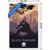 Trends International Marvel Heroic Silhouette - Black Panther Framed Wall Poster Prints - 3 of 4