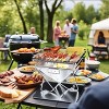 Artloge 19 Inch Outdoor Portable Stainless Steel Smokeless Wood Burning Fire Pit Grill with Carrying Bag for Backyard Camping - 3 of 4