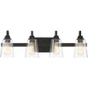 Craftmade Lighting Grace 4 - Light Vanity in  Espresso - 4 of 4