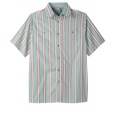 KingSize Men's Big & Tall Striped Short-Sleeve Sport Shirt