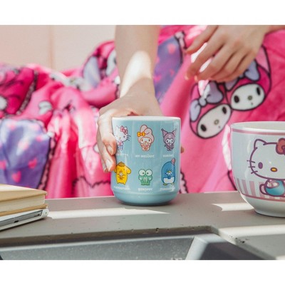 Hello Kitty and Friends Blue Ceramic Tea Cup, 9 Ounces
