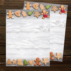 Great Papers Holiday Cookies Christmas Letterhead Multicolor 50/Pack (2021110) - 1 of 4