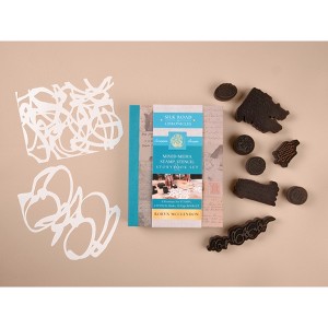 Mixed-Media Stamp, Stencil, and Storybook Set European Scripts - (Silk Road Chronicles) by  Robyn McClendon (Mixed Media Product) - 1 of 1