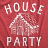 Womens House Party T Shirt Funny Xmas Gingerbread Cookie Decoration Joke Tee For Ladies - Crazy Dog Women's T Shirt - 2 of 4