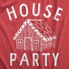 Mens House Party T Shirt Funny Xmas Gingerbread Cookie Decoration Joke Tee For Guys - Crazy Dog Men's T Shirt - image 2 of 4