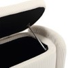 NicBex Storage Ottoman Bench for Bedroom,Elegant Storage Bench with Safety Hinge,Ottoman for Living Room, Bedroom, Entryway,Beige - 4 of 4