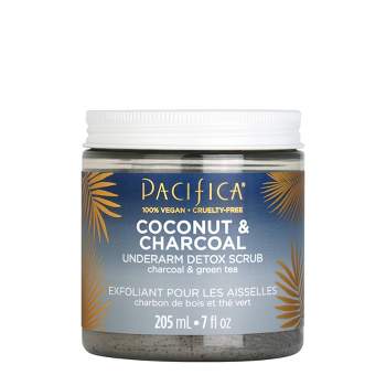 Pacifica Coconut & Charcoal Underarm Detox Scrub - 7 fl oz