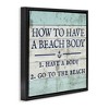 Stupell Industries Sassy Beach Body Steps, 25" x 25" - 3 of 4