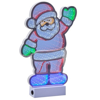The Lakeside Collection LED Infinity Mirror Holiday Silhouettes