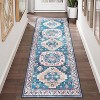 Coucheta Washable Area Rug - Vintage Distressed Rug, Low Pile Non-Slip Carpet for Living Room & Dining Room, Fade & Stain Resistant - 2 of 4