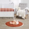 Sweet Jojo Designs Boy or Girl Baby Tummy Time Playmat Boho Fringe Orange and Ivory - 2 of 4