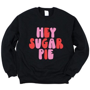Simply Sage Market Women's Graphic Sweatshirt Hey Sugar Pie Bold - 1 of 4